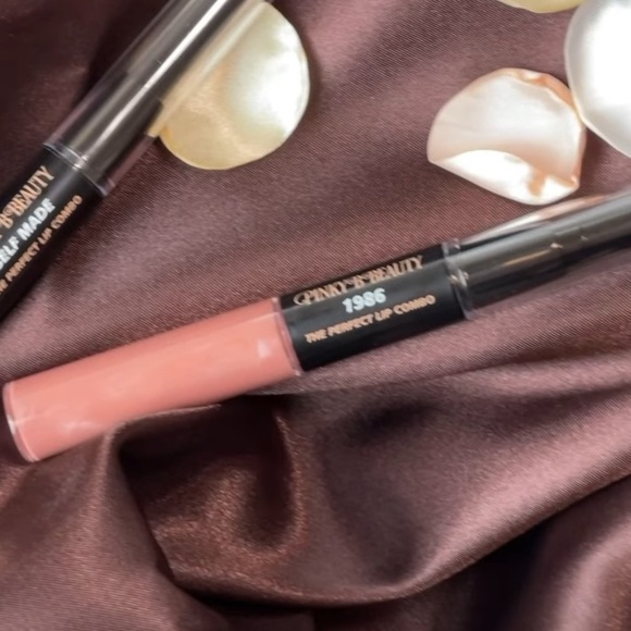 Pinky B The Perfect Lip Combo Nude Lipgloss & Lip Liner Duo 1986 BNIB - Picture 12 of 12